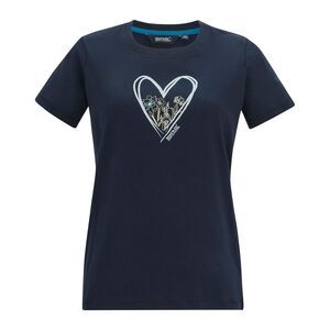 Regatta Womens/Ladies Filandra VX Heart T-Shirt / Navy